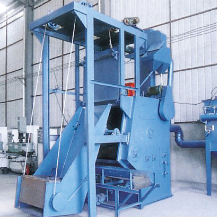 Q32系列自動上下料(卷揚上料、輸送下料、環(huán)保)履帶拋丸清理機